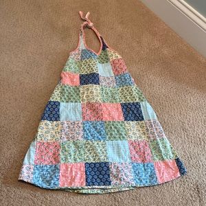 Vineyard Vines patchwork halter dress girl 6